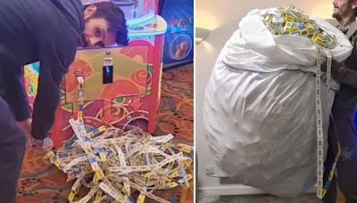 Dad wins almost 30,000 tickets at Butlin's after three days on one arcade game