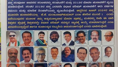 BJP leader’s photograph in Congress candidate’s publicity material surprises many