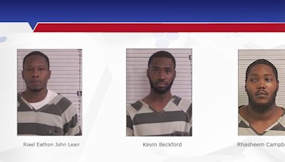 Three suspects arrested after an attempted traffic stop in Panama City Beach