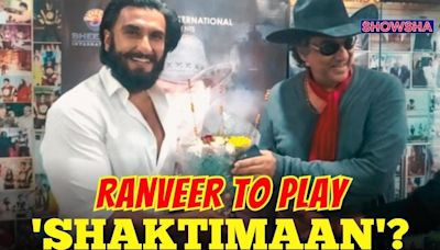 Ranveer Singh Visits Mukesh Khanna's Office, Fuels Rumours Of Him Playing 'Shaktimaan' I WATCH - News18