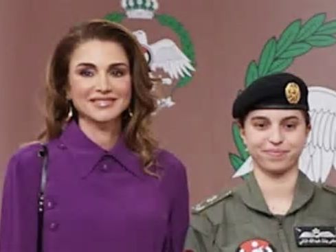 Rania von Jordaniens Tochter Salma ist Kampfpilotin in der jordanischen Armee