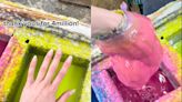 This video of someone coating their hand with 100 layers of wax is viscerally terrifying