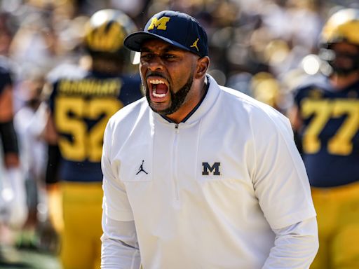 Sherrone Moore shares his outlook for Michigan football in fall camp