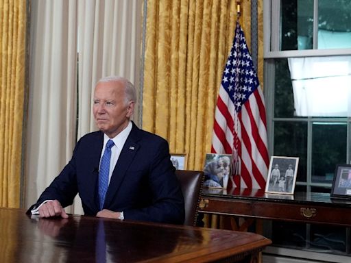 ‘I revere this office, but love my country more’: Joe Biden passes the torch to the new generation