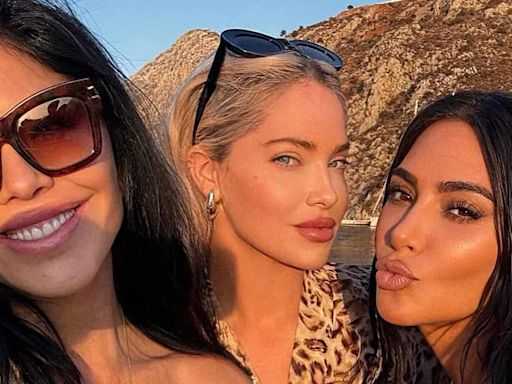 Kim Kardashian Shares New Snaps from Greece Vacation with Pals Lauren Sánchez and Olivia Pearson