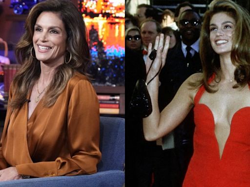 Cindy Crawford Reveals What Happened to Her Iconic 1991 Red Versace Oscars Dress During ‘Watch What Happens Live’ Appearance