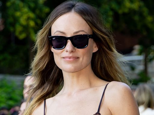 Olivia Wilde borrows Bridget Jones’ granny pants to wear under her sheer lace dress