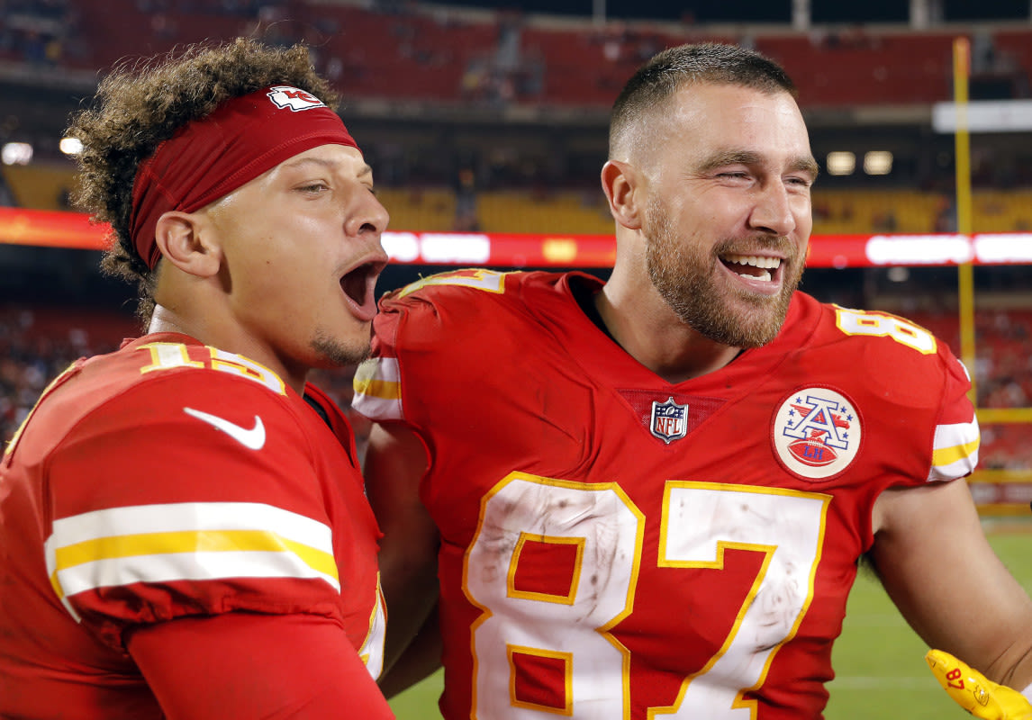 Chiefs Fans Drool as the 'Hottest Players in the NFL' Travis Kelce and Patrick Mahomes Head to Washington