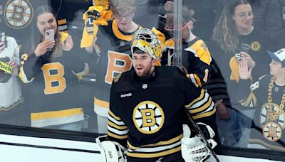 Anchorage’s Swayman establishes himself as dominant force as Bruins advance in Stanley Cup playoffs