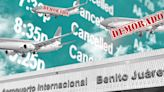 ¿Información sobre tu viaje? Estos son los vuelos cancelados y demorados en el AICM