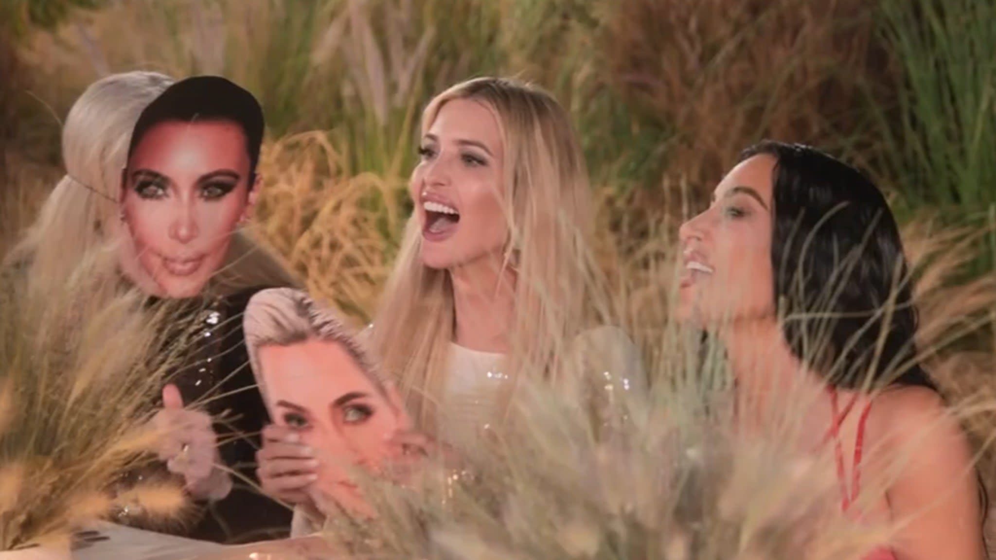 Kim Kardashian's BFFs Ivanka Trump & Lauren Sanchez Attend Birthday Dinner on Show