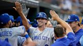 Royals’ Vinnie Pasquantino got tagged out and hit his first homer on the same play