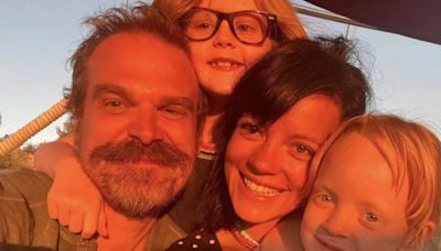 David Harbour reveals first impression of wife Lily Allen's daughters