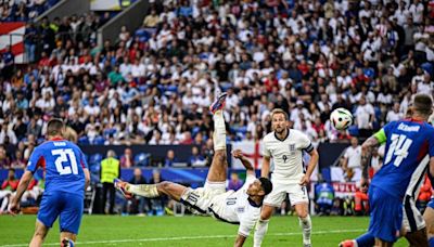 WATCH: Jude Bellingham Scores From Stunning Overhead Kick To Power England to Thrilling 2-1 Win Over Slovakia - News18