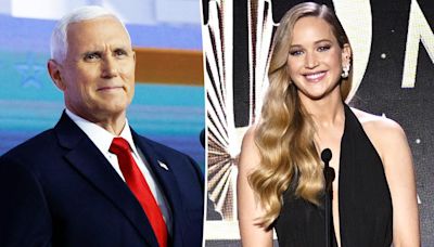 Jennifer Lawrence roasts Mike Pence at GLAAD Media Awards