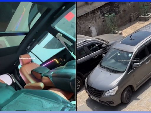 India’s First Old Toyota Innova with Panoramic Sunroof – Pros and Cons of Such Aftermarket Installation