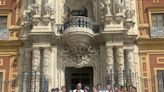 El Instituto Nuestra Señora de la Cabeza y el Instituto Jándula de Andújar, invitados de honor en el Palacio de San Telmo de Sevilla