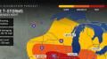 Severe thunderstorm risk to stretch from Midwest to Northeast
