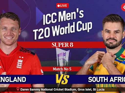 England vs South Africa Live Score, T20 World Cup 2024: ENG, SA aim to extend Super 8 win streak