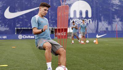 Julián Alvarez y Samu Omorodion ya se entrenan con el Atlético