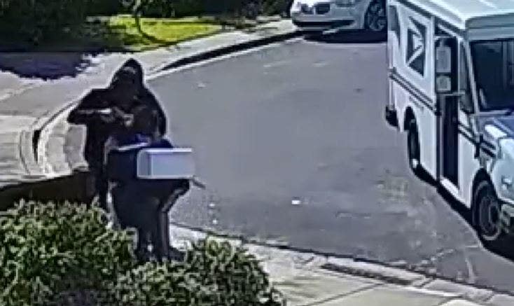 California postal worker robbed at gunpoint in brazen daytime attack caught on video: ‘I’m going to die'