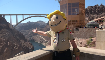 Meet the utterly sincere Fallout YouTuber who found his calling visiting the series' real-life locations wearing a Vault Boy head