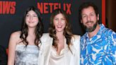 Adam Sandler walks the red carpet with his wife and daughter