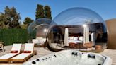 Así es dormir en Sierra Salvada Bubbles, un hotel con jacuzzi a cielo abierto en el valle de Ayala