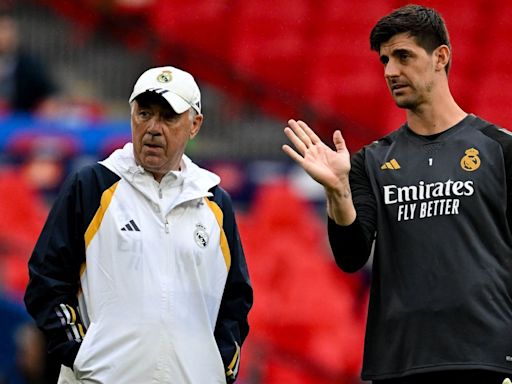Ancelotti: Courtois to start UCL final for Madrid