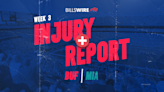Bills at Dolphins: Final injury reports