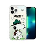 史努比/SNOOPY 正版授權 iPhone 13 Pro 6.1吋 漸層彩繪空壓手機殼(郊遊)