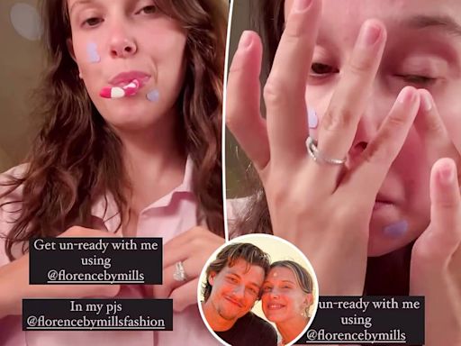 Millie Bobby Brown gives close-up look at wedding band after secret Jake Bongiovi nuptials