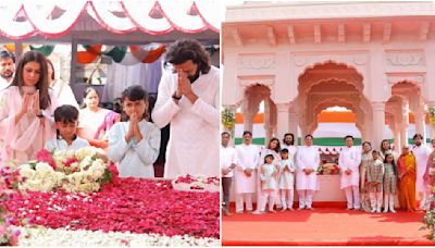 PICS: Riteish Deshmukh-Genelia Deshmukh along with kids, family pay tribute to dad Vilasrao Deshmukh on birth anniversary