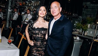 Lauren Sánchez Wears Sheer Dress During Pre-Met Gala Outing with Jeff Bezos