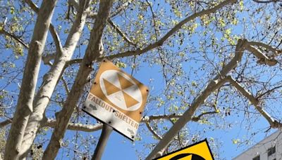 What’s up with the fallout shelter sign in downtown L.A.?