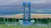 Carvana’s 12-story car vending machine is now open along I-35W in north Fort Worth