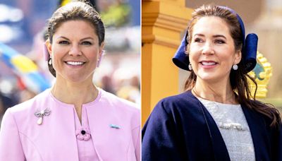 Crown Princess Victoria of Sweden Perfectly Curtsies to Queen Mary of Denmark — Inside the New Royal Rules