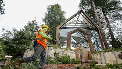Landslide forces closure of chapel designed by Frank Lloyd Wright’s son in California