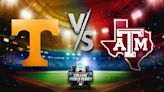 Tennessee Texas A&M College World Series Game 2 prediction, odds, pick