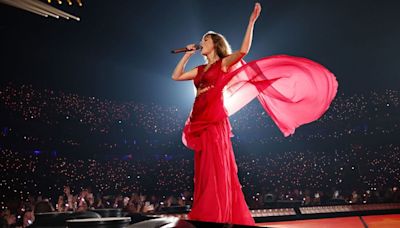 Taylor Swift’s last Eras Tour show in Paris was full of Travis Kelce nods, and he seemed to love it