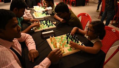 Visually impaired chess players take part in tournament at Kolkata Centre for Creativity at Anandapur