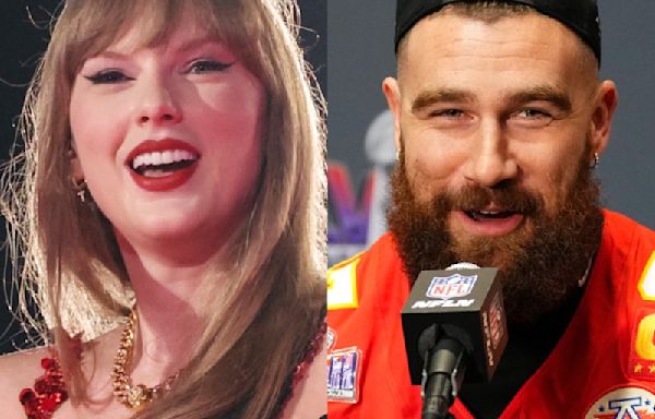 Fans Gush Over Seeing Taylor Swift Blow Travis Kelce a Kiss During Eras Tour Show: ‘They’re Just the Cutest’