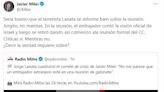 Una discusión entre Jorge Lanata y Javier Milei podría terminar en la Justicia