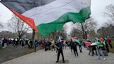 Pro-Palestinian protesters set up encampment in Montreal's Victoria Square