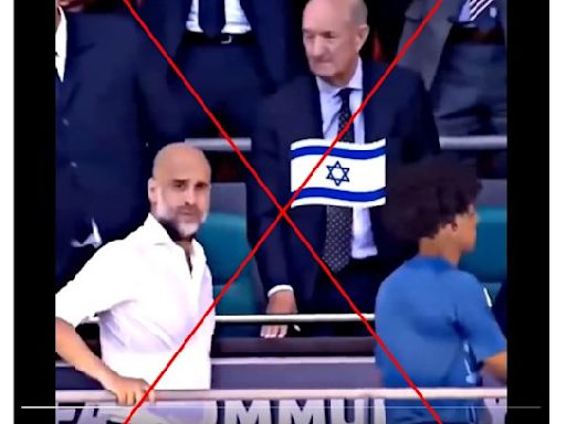 Pep Guardiola omitió el saludo a un exentrenador inglés, no a un representante israelí