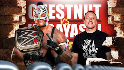 Rey Mysterio endorses Joey Chestnut, awards him WWE Championship