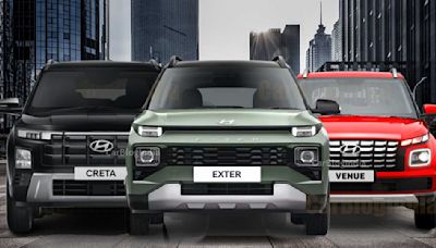 Exter, Venue and Creta Help Hyundai Establish Strong Lead Over Tata Motors - June 2024 Sales