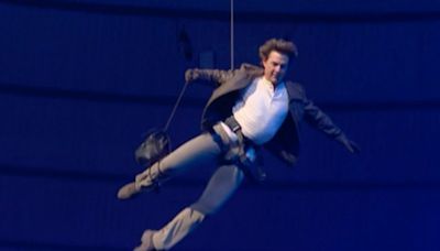 Tom Cruise divides Olympics fans with dramatic stunt at closing ceremony