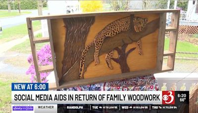 Watch: Heirloom carving returned to family thanks to social media search