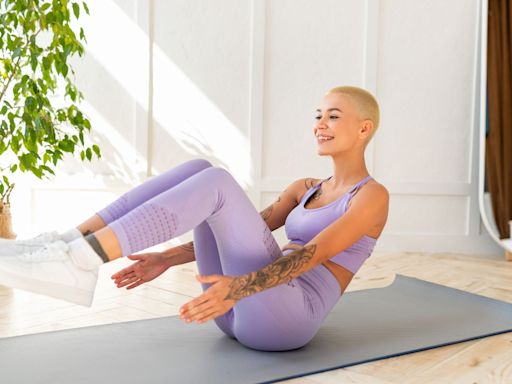 Improve your posture and strengthen your entire body with this 8-move Pilates workout